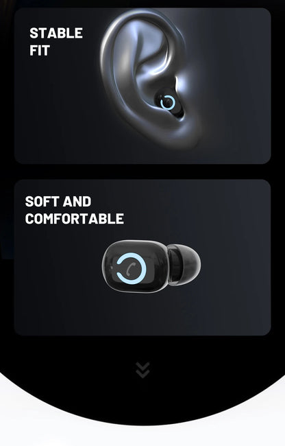 Wireless Bluetooth Earbuds - Waterproof In Ear Wireless Earphones With Mic & Long Battery Life - ZOOMNSTORE