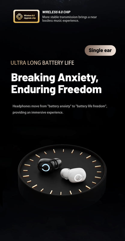 Wireless Bluetooth Earbuds - Waterproof In Ear Wireless Earphones With Mic & Long Battery Life - ZOOMNSTORE