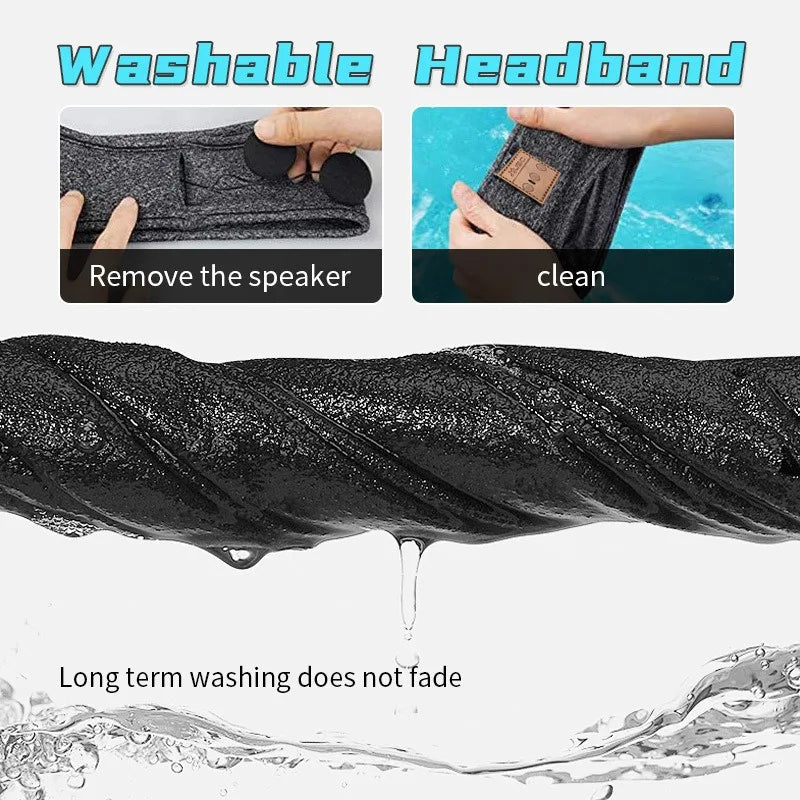 Wireless Bluetooth Earphones – Active Noise Cancellation | Sports Headband With Memory Foam Pads & Volume Control - ZOOMNSTORE