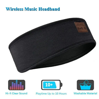 Wireless Bluetooth Earphones – Active Noise Cancellation | Sports Headband With Memory Foam Pads & Volume Control - ZOOMNSTORE