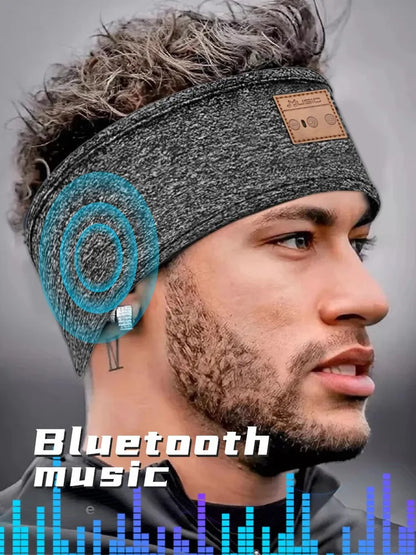 Wireless Bluetooth Earphones – Active Noise Cancellation | Sports Headband With Memory Foam Pads & Volume Control - ZOOMNSTORE