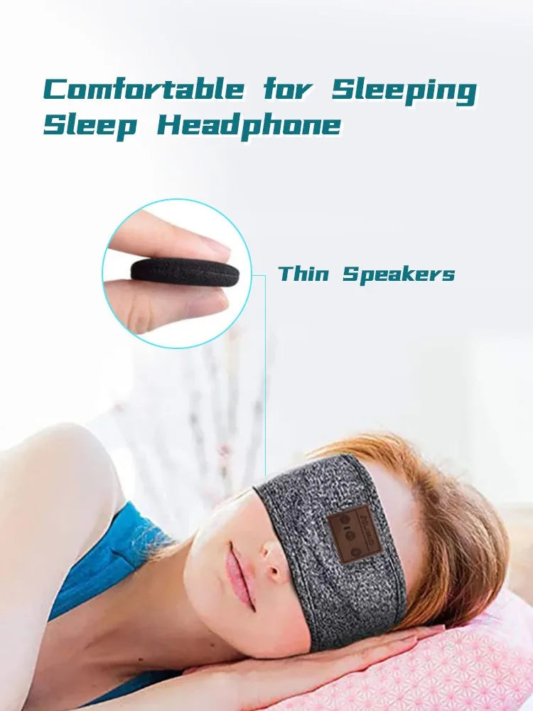 Wireless Bluetooth Earphones – Active Noise Cancellation | Sports Headband With Memory Foam Pads & Volume Control - ZOOMNSTORE