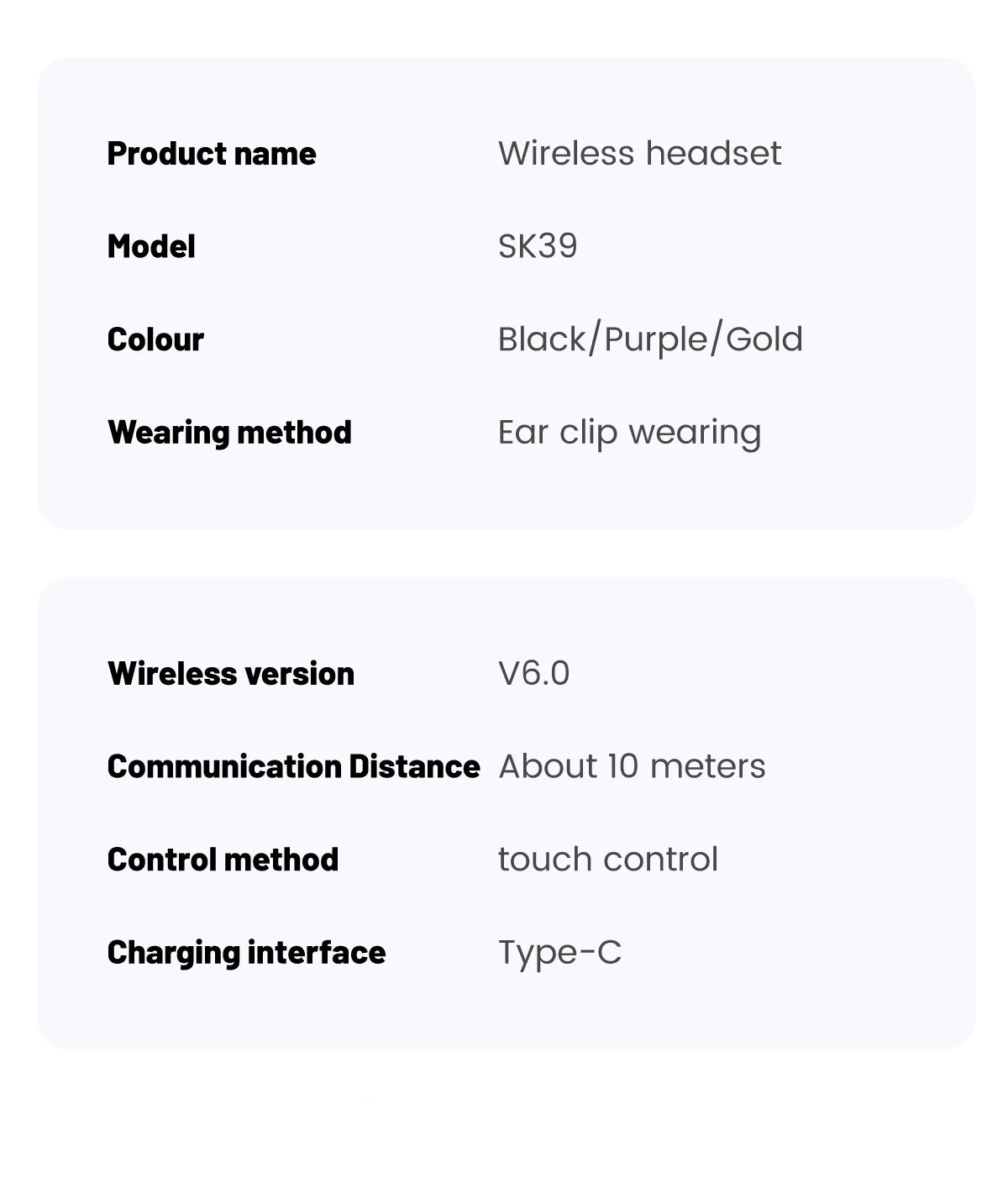 Wireless Bluetooth Earphones - Ear Clip Headphones With Noise Cancelling & Waterproof - ZOOMNSTORE