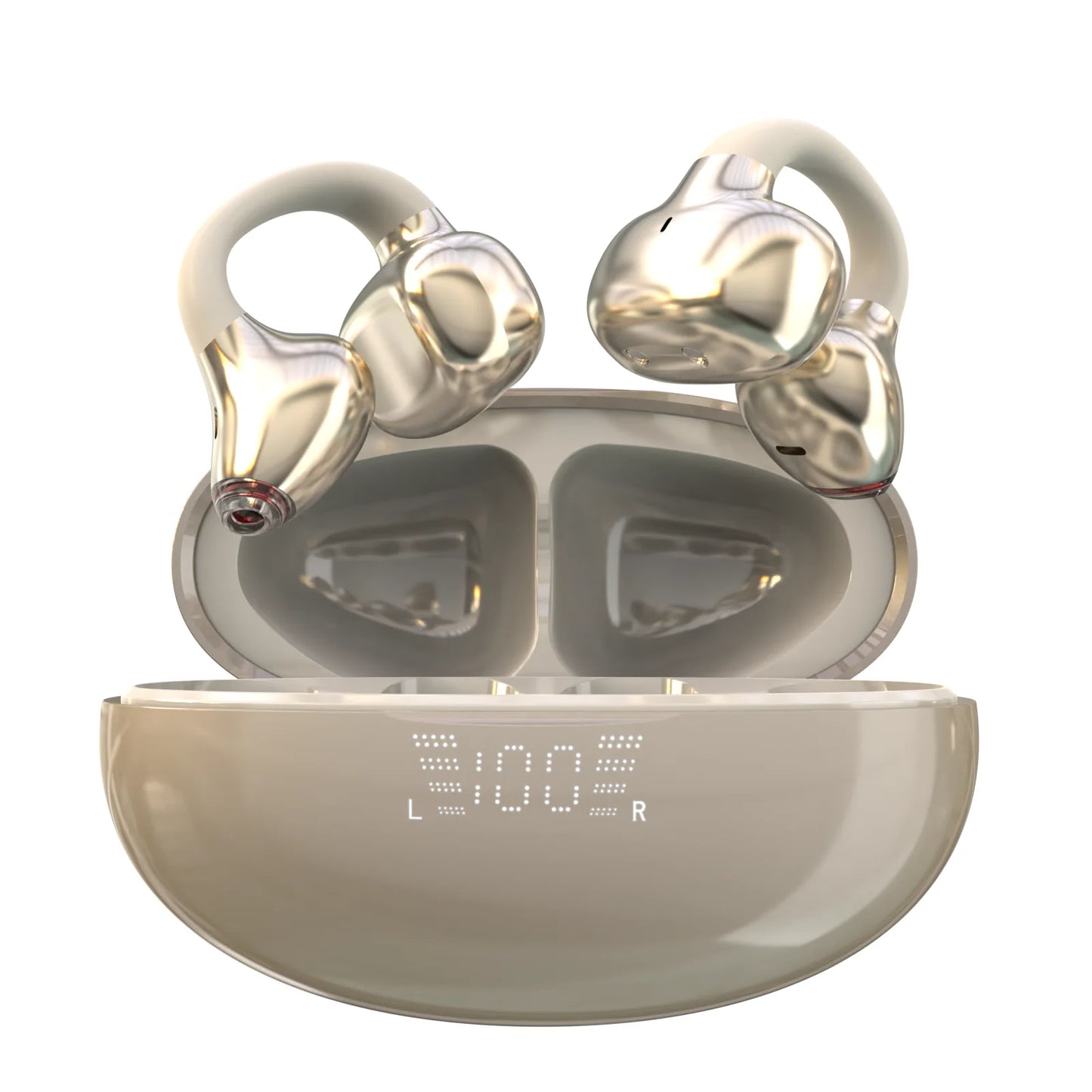 Wireless Bluetooth Earphones - Ear Clip Headphones With Noise Cancelling & Waterproof - ZOOMNSTORE