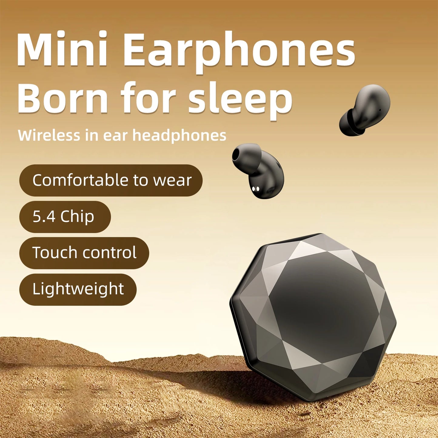 Wireless Bluetooth Earphones - Mini TWS In-Ear Headphones With Noise Cancelling Bass - ZOOMNSTORE