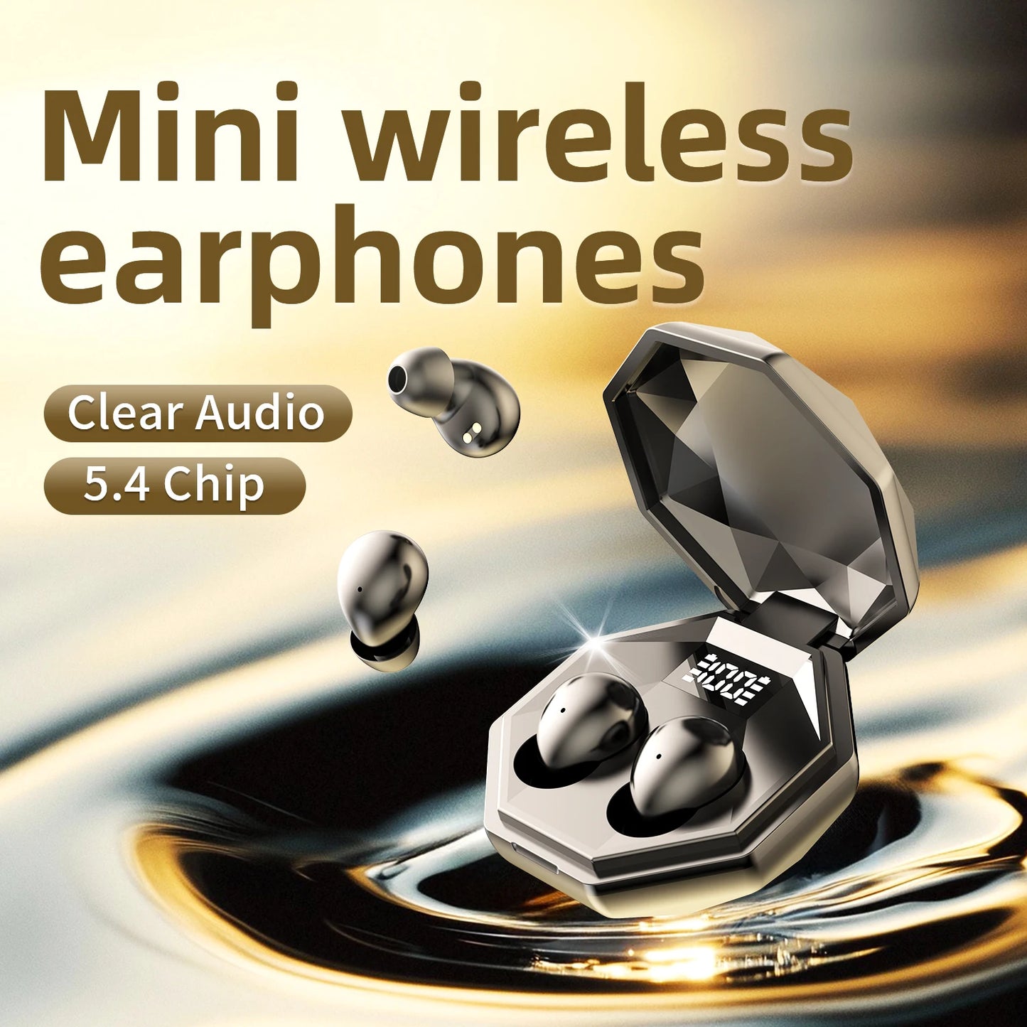 Wireless Bluetooth Earphones - Mini TWS In-Ear Headphones With Noise Cancelling Bass - ZOOMNSTORE