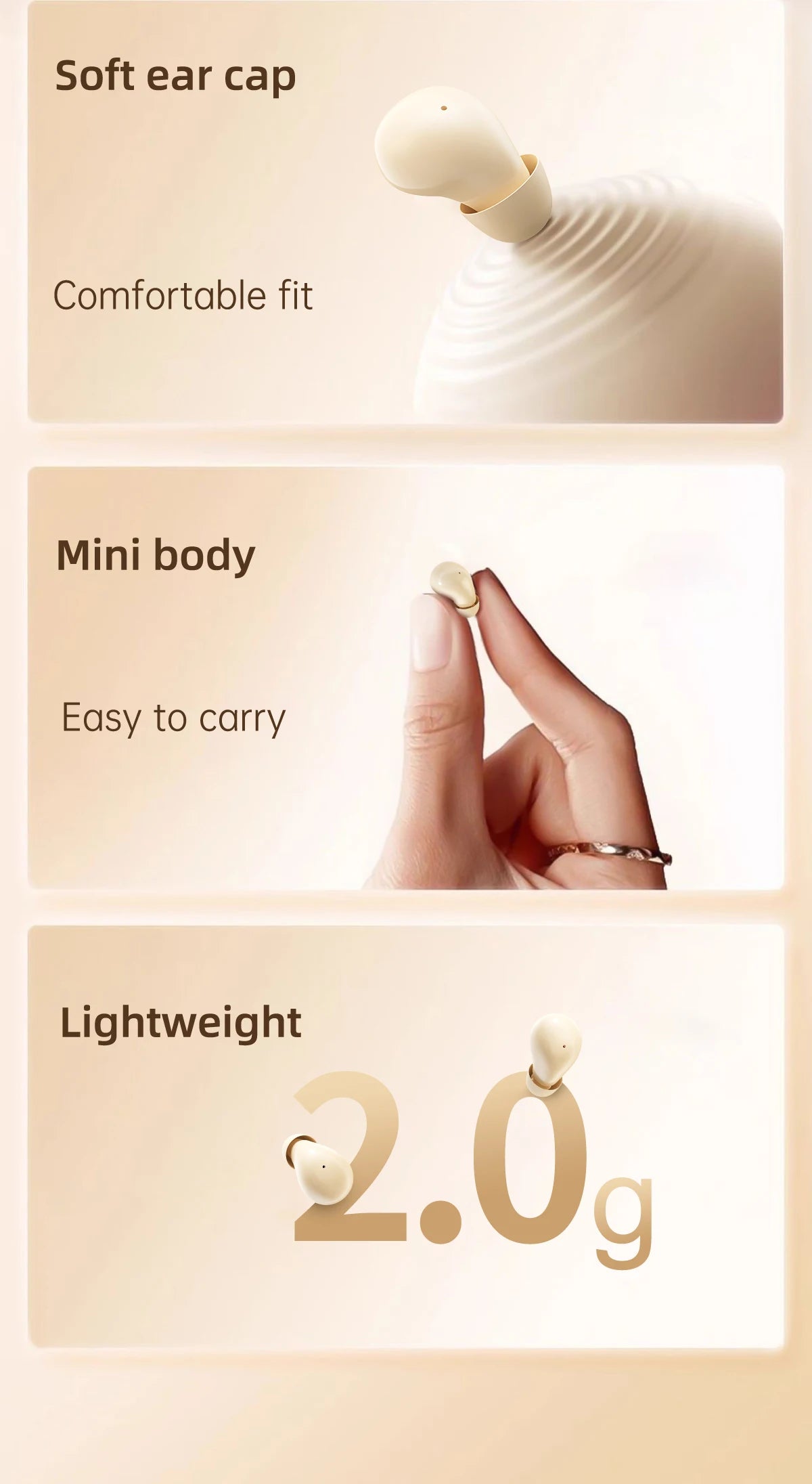 Wireless Bluetooth Earphones - Mini TWS In-Ear Headphones With Noise Cancelling Bass - ZOOMNSTORE