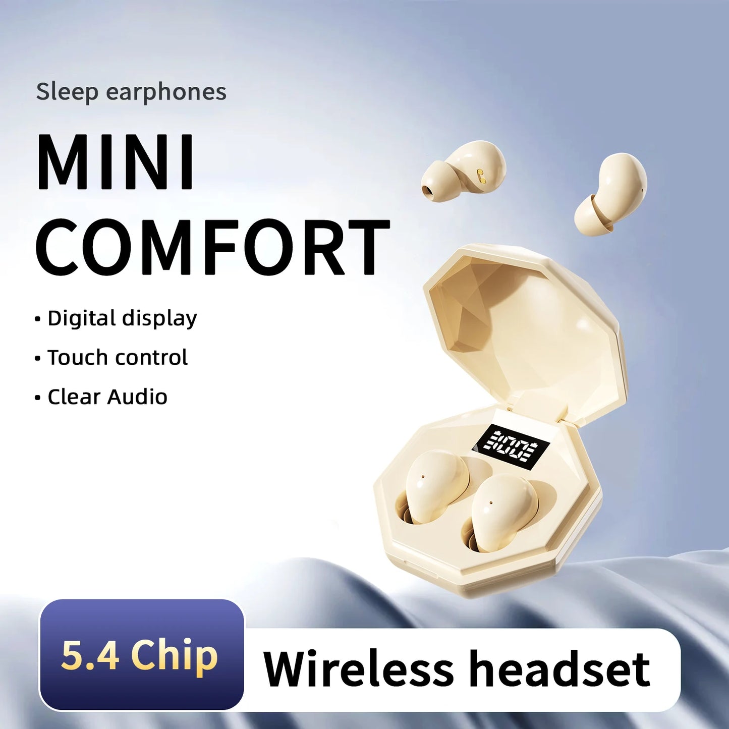 Wireless Bluetooth Earphones - Mini TWS In-Ear Headphones With Noise Cancelling Bass - ZOOMNSTORE