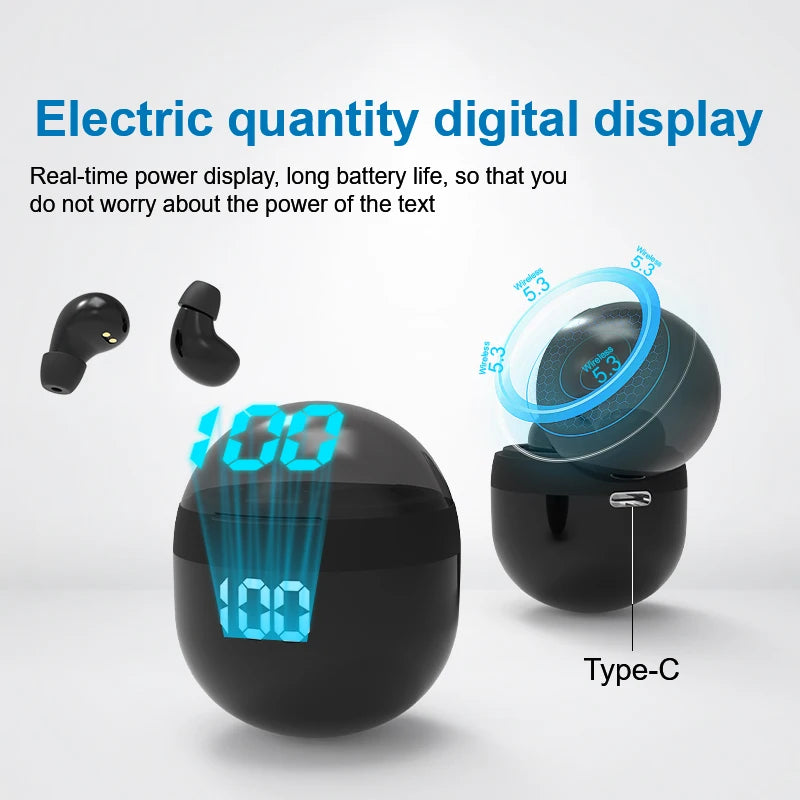 Wireless Bluetooth Earphones - Noise Cancelling Earbuds With Mic & Bass Heavy Sound - ZOOMNSTORE