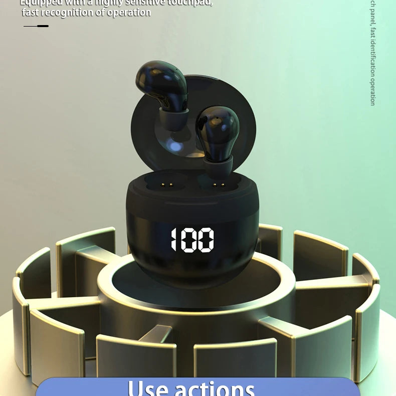 Wireless Bluetooth Earphones - Noise Cancelling Earbuds With Mic & Bass Heavy Sound - ZOOMNSTORE