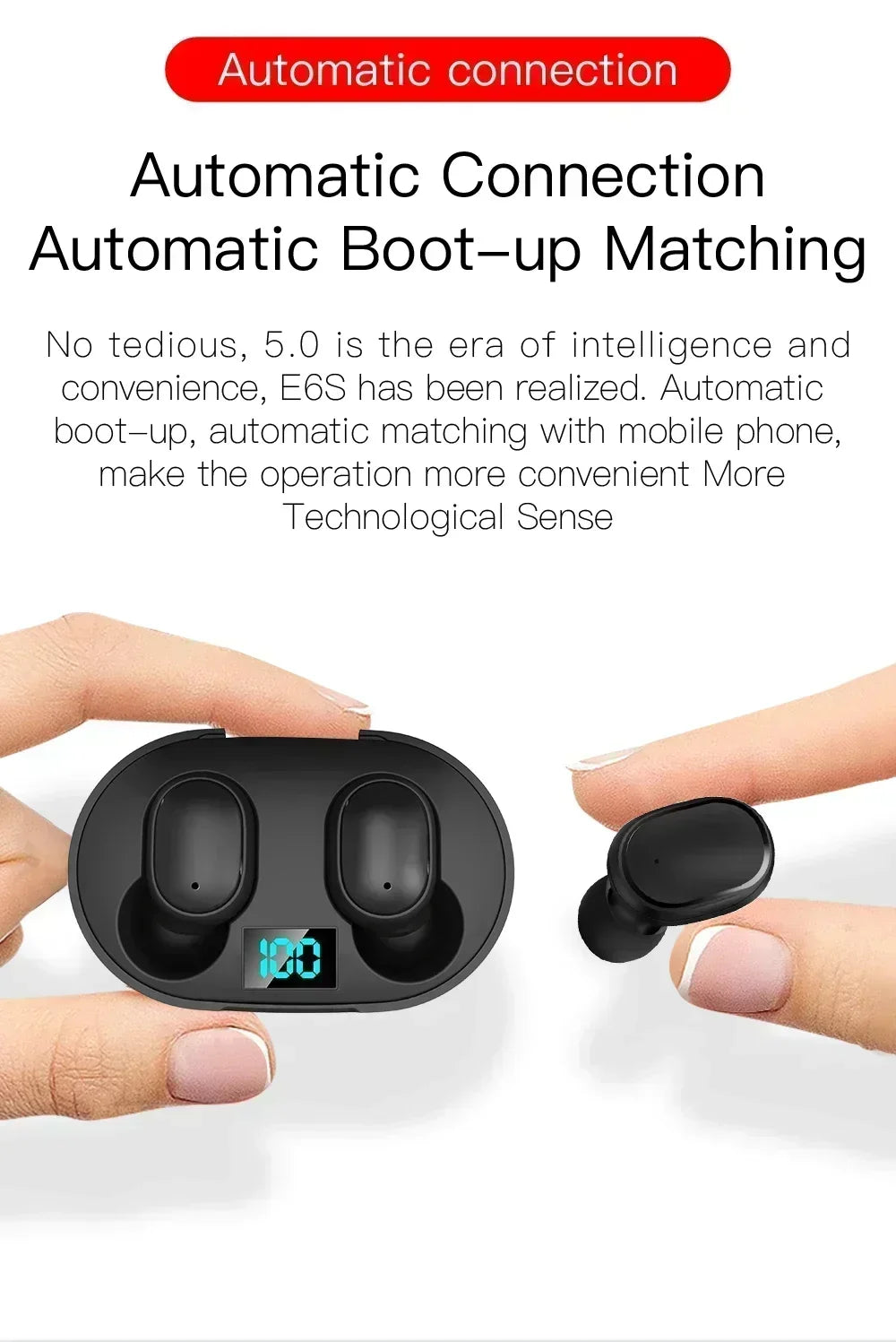 Wireless Bluetooth Earphones - Noise Cancelling Earbuds With Mic, Bluetooth 5.0 Headset - ZOOMNSTORE