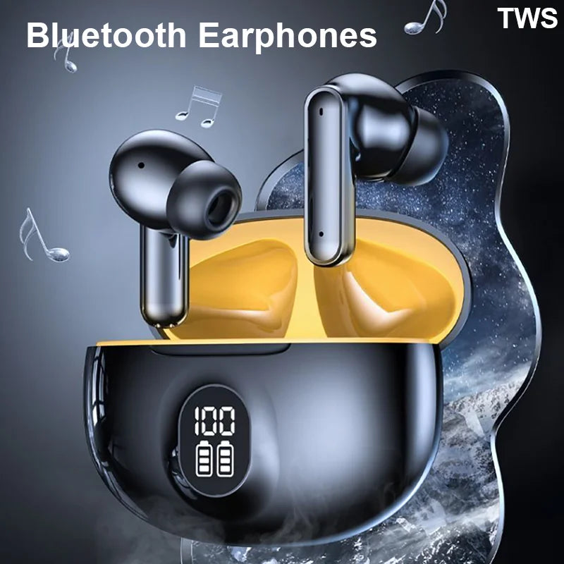 Wireless Bluetooth Earphones - Noise Cancelling TWS In-Ear Headphones HiFi Stereo - ZOOMNSTORE