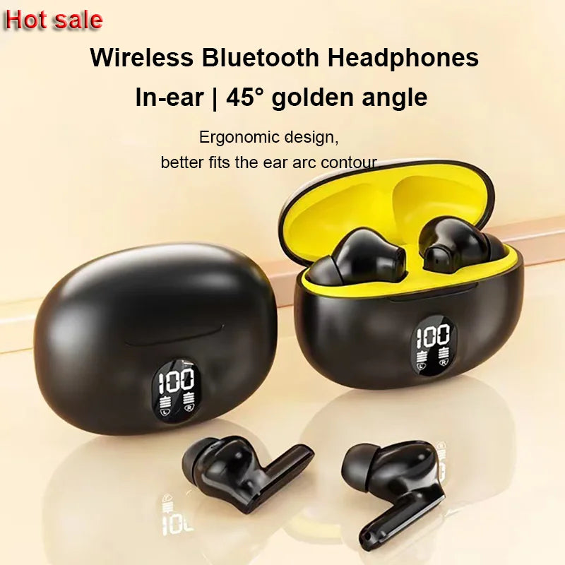Wireless Bluetooth Earphones - Noise Cancelling TWS In-Ear Headphones HiFi Stereo - ZOOMNSTORE