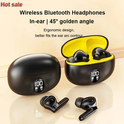 Wireless Bluetooth Earphones - Noise Cancelling TWS In-Ear Headphones HiFi Stereo - ZOOMNSTORE