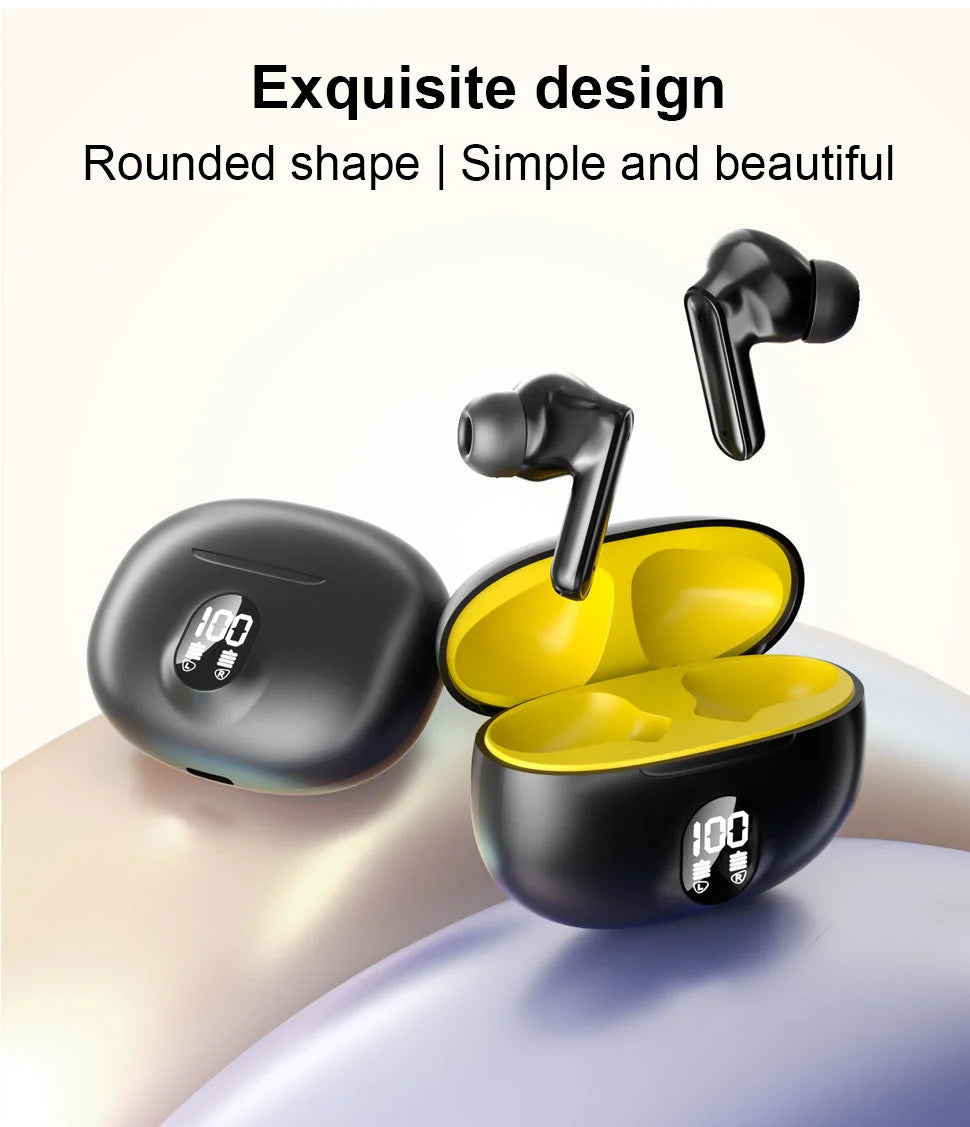 Wireless Bluetooth Earphones - Noise Cancelling TWS In-Ear Headphones HiFi Stereo - ZOOMNSTORE