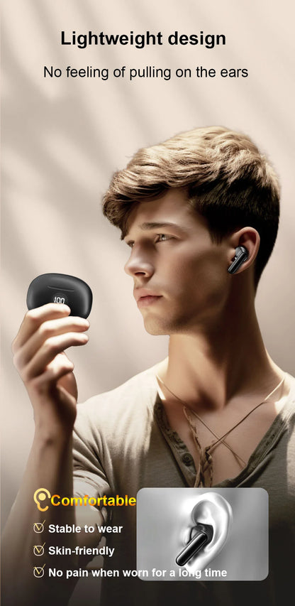 Wireless Bluetooth Earphones - Noise Cancelling TWS In-Ear Headphones HiFi Stereo - ZOOMNSTORE