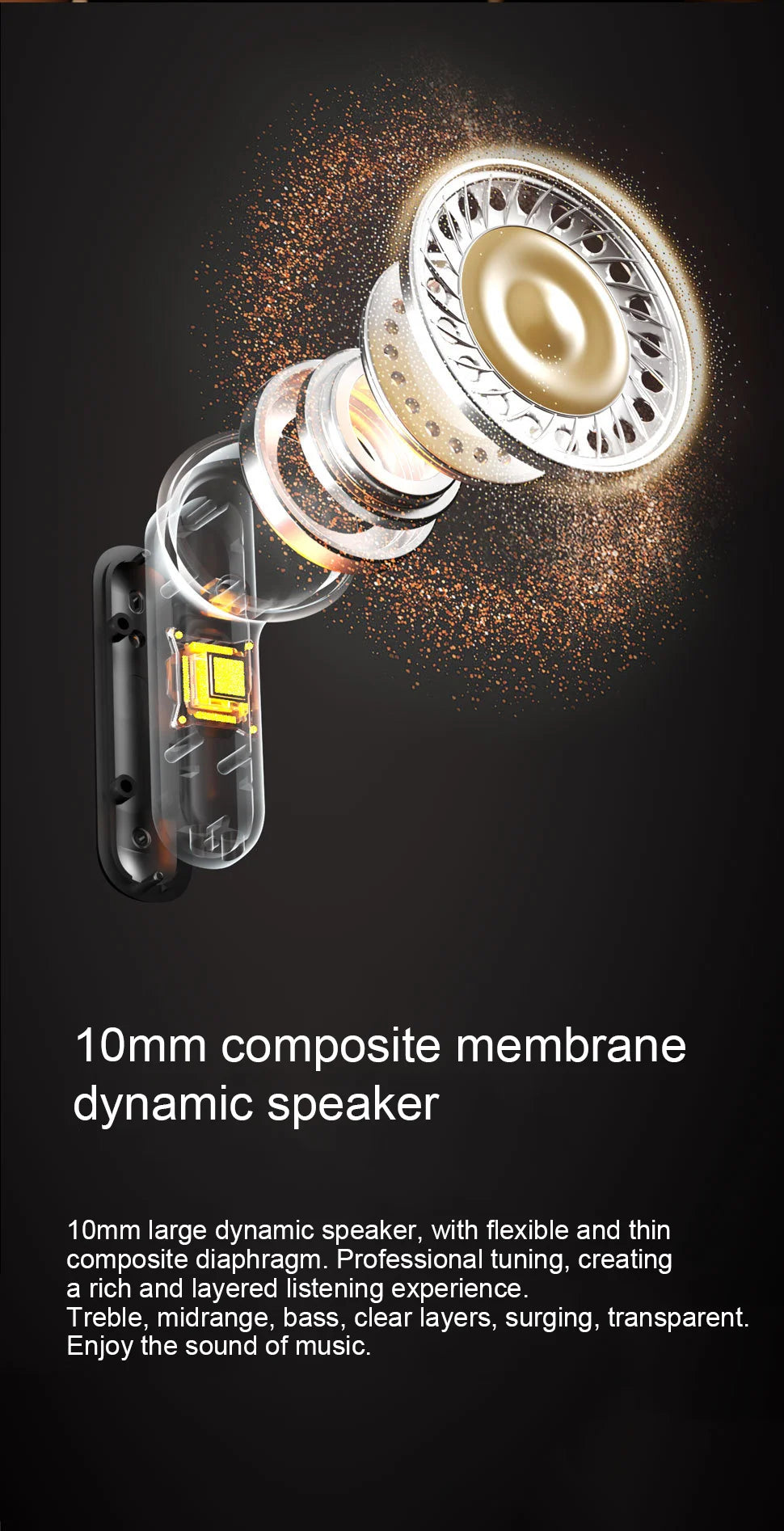 Wireless Bluetooth Earphones - Noise Cancelling TWS In-Ear Headphones HiFi Stereo - ZOOMNSTORE