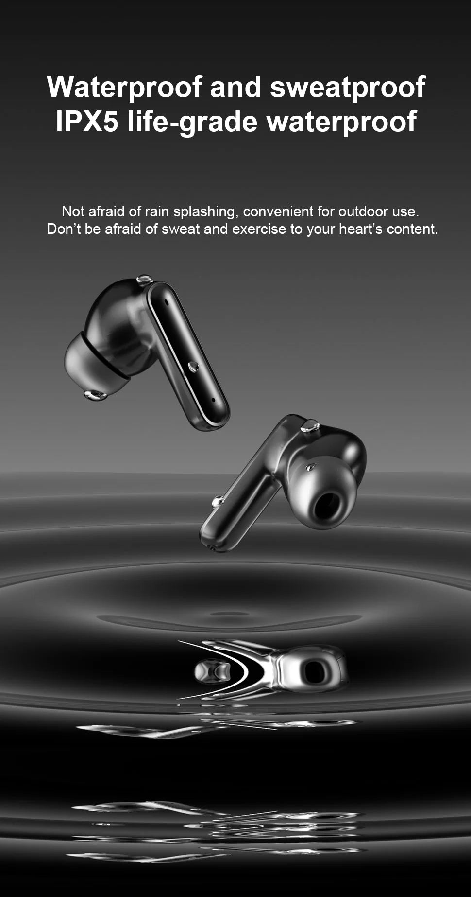 Wireless Bluetooth Earphones - Noise Cancelling TWS In-Ear Headphones HiFi Stereo - ZOOMNSTORE