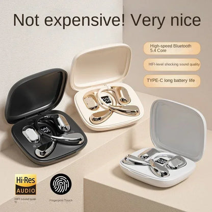 Wireless Bluetooth Earphones - Sports Ear Hook Headset with HD Sound & Mic - ZOOMNSTORE