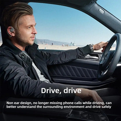 Wireless Bluetooth Headphones - Bluetooth 5.4 Ear Hook Earphones With Noise Reduction - ZOOMNSTORE