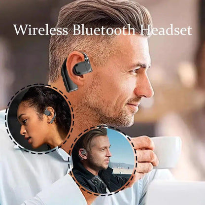 Wireless Bluetooth Headphones - Bluetooth 5.4 Ear Hook Earphones With Noise Reduction - ZOOMNSTORE