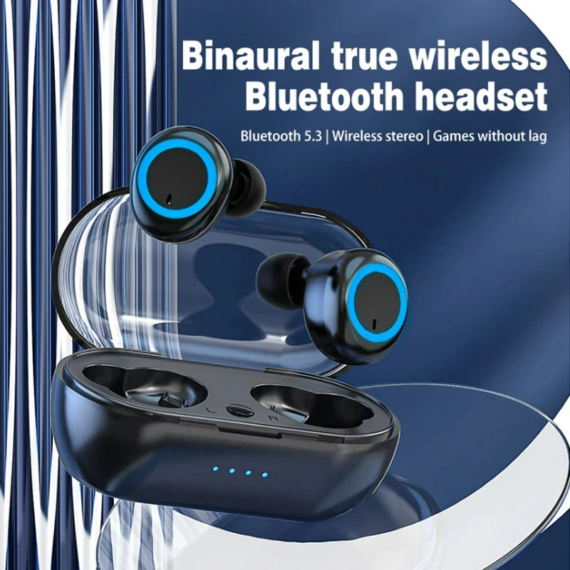 Wireless Bluetooth Headphones – True Wireless Earbuds with Touch Control & Microphone - ZOOMNSTORE