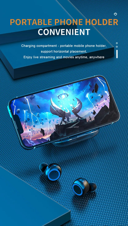 Wireless Bluetooth Headphones – True Wireless Earbuds with Touch Control & Microphone - ZOOMNSTORE