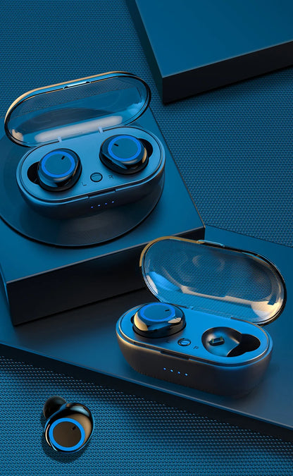Wireless Bluetooth Headphones – True Wireless Earbuds with Touch Control & Microphone - ZOOMNSTORE