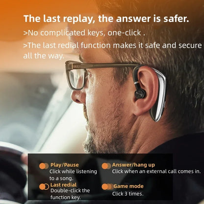 Wireless Bluetooth Headset | HD Call Noise Reduction, Dual Connection & Bluetooth 5.3 Earbuds - ZOOMNSTORE
