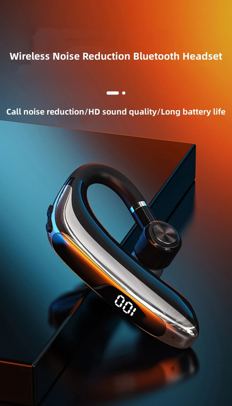 Wireless Bluetooth Headset | HD Call Noise Reduction, Dual Connection & Bluetooth 5.3 Earbuds - ZOOMNSTORE