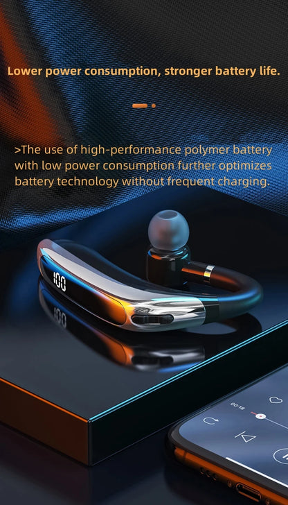 Wireless Bluetooth Headset | HD Call Noise Reduction, Dual Connection & Bluetooth 5.3 Earbuds - ZOOMNSTORE