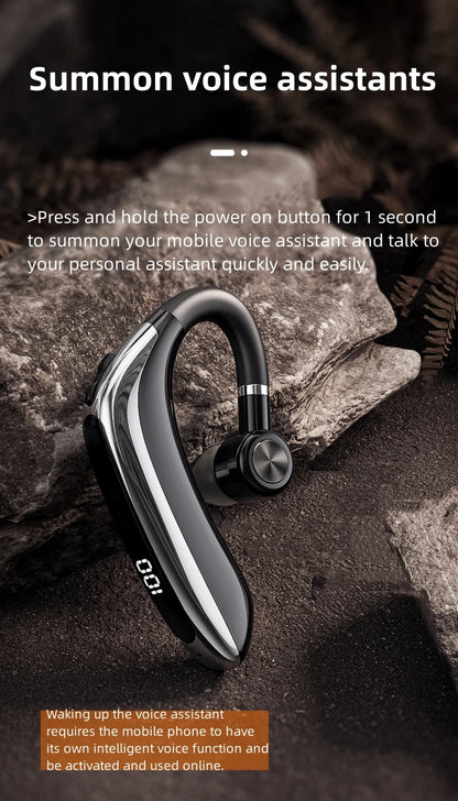 Wireless Bluetooth Headset | HD Call Noise Reduction, Dual Connection & Bluetooth 5.3 Earbuds - ZOOMNSTORE