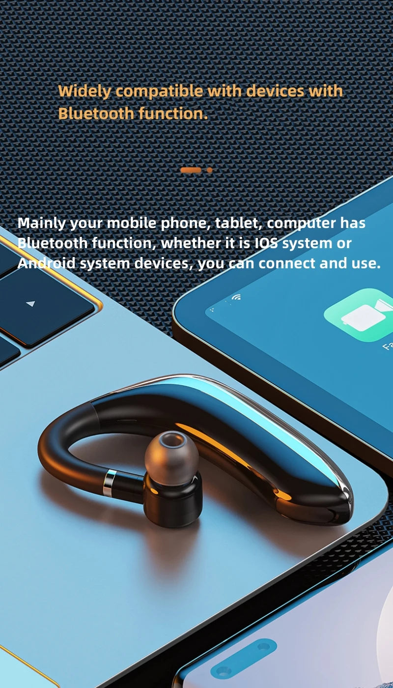 Wireless Bluetooth Headset | HD Call Noise Reduction, Dual Connection & Bluetooth 5.3 Earbuds - ZOOMNSTORE