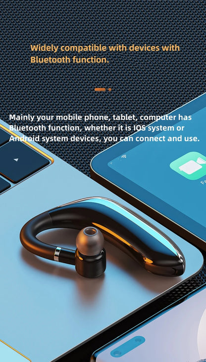 Wireless Bluetooth Headset | HD Call Noise Reduction, Dual Connection & Bluetooth 5.3 Earbuds - ZOOMNSTORE