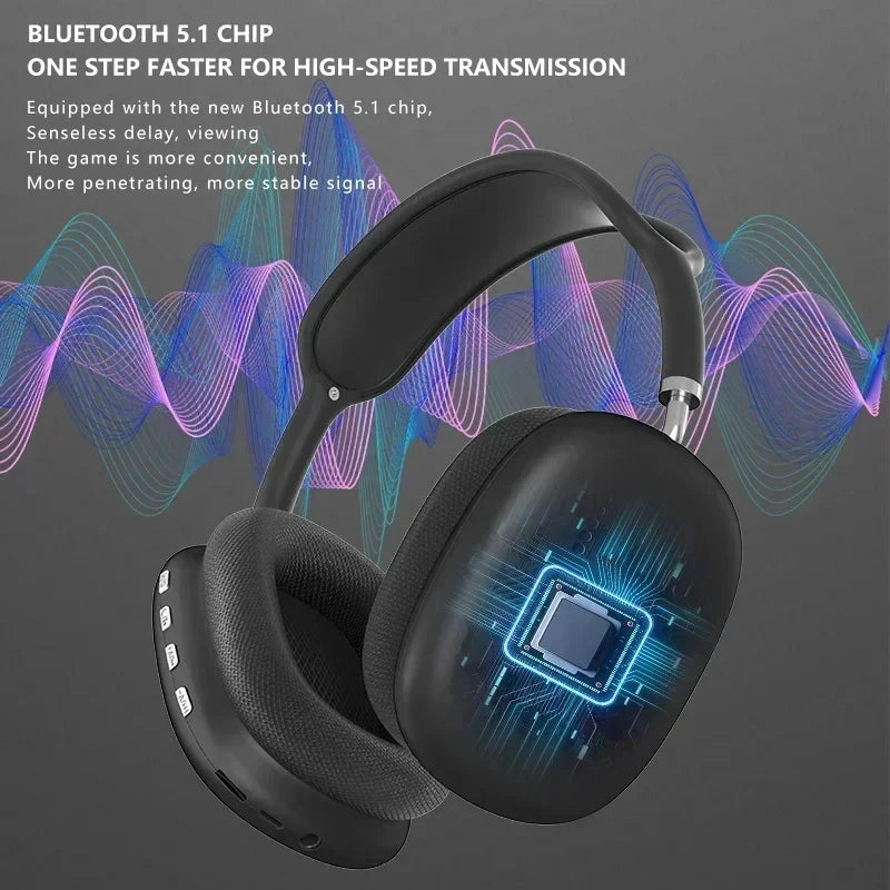 P9 Wireless Bluetooth Headset - Noise Cancelling Sports Gaming Earbuds with Mic - ZOOMNSTORE