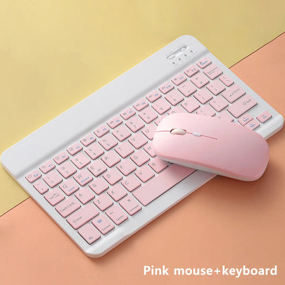 Bluetooth Keyboard and Mouse For iPad Xiaomi Samsung Huawei Phone Tablet Slim Mini Wireless Keyboard For Android IOS Windows - ZOOMNSTORE