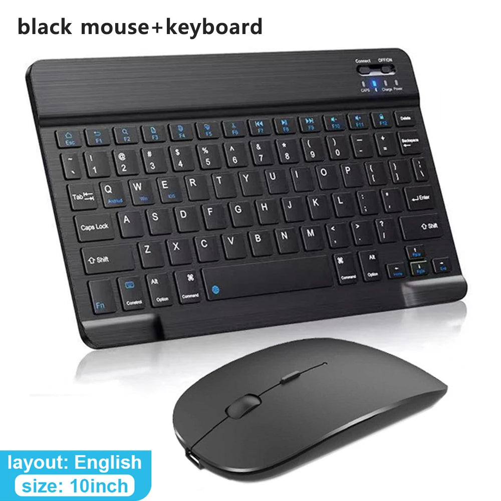 Bluetooth Keyboard and Mouse For iPad Xiaomi Samsung Huawei Phone Tablet Slim Mini Wireless Keyboard For Android IOS Windows - ZOOMNSTORE