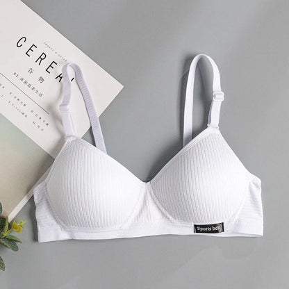 Wireless Bra Seamless Push Up Bra With Adjustable Straps - Comfortable Cotton Lingerie - ZOOMNSTORE