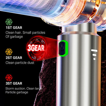 Wireless Car Vacuum Cleaner - Portable Handheld Mini Vacuum with Powerful Suction - ZOOMNSTORE