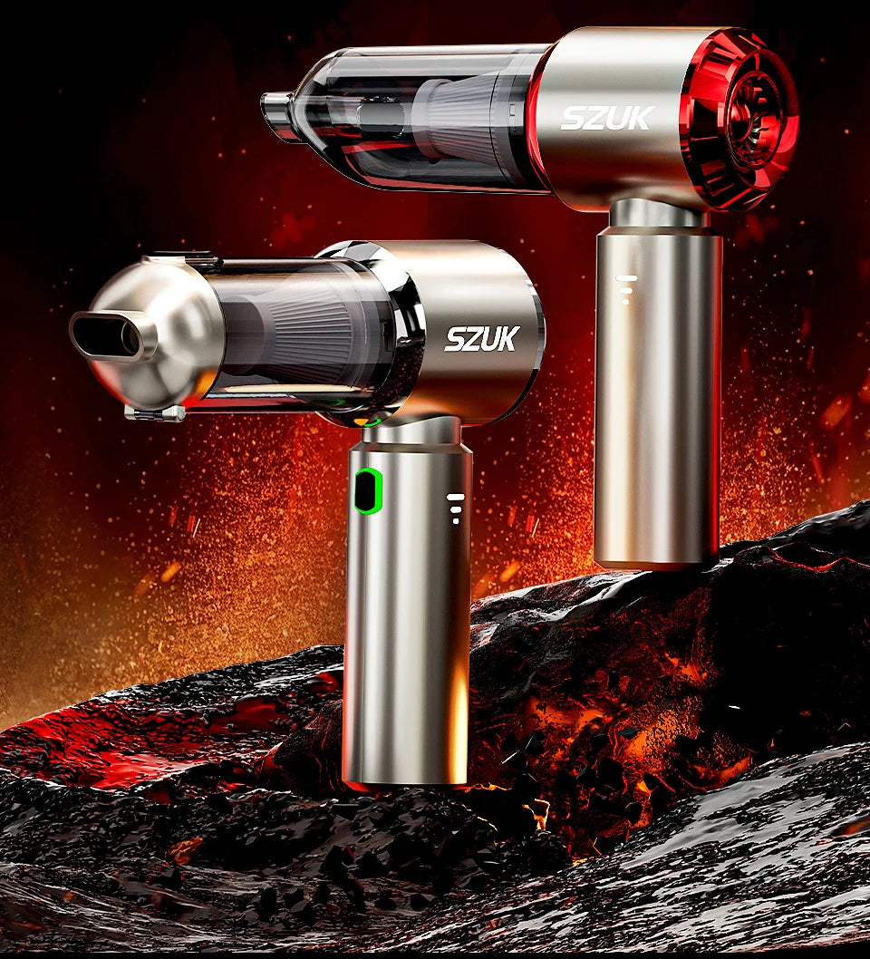 Wireless Car Vacuum Cleaner - Portable Handheld Mini Vacuum with Powerful Suction - ZOOMNSTORE