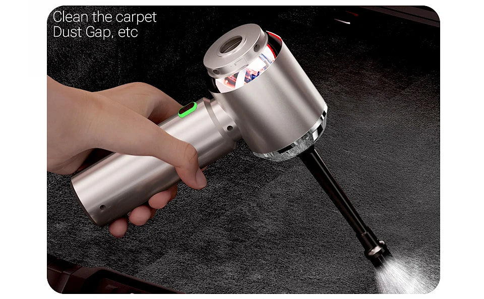 Wireless Car Vacuum Cleaner - Portable Handheld Mini Vacuum with Powerful Suction - ZOOMNSTORE