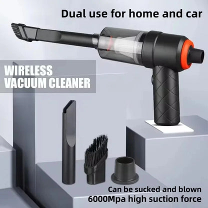 Wireless Car Vacuum - Cordless Handheld Portable Cleaner With High Power Suction - ZOOMNSTORE