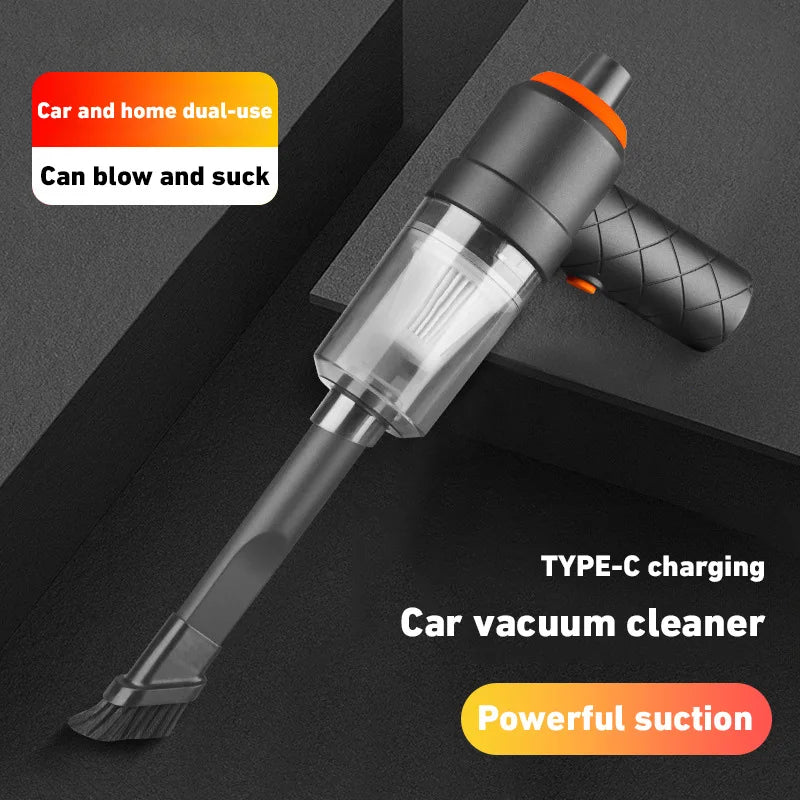 Wireless Car Vacuum - Cordless Handheld Portable Cleaner With High Power Suction - ZOOMNSTORE