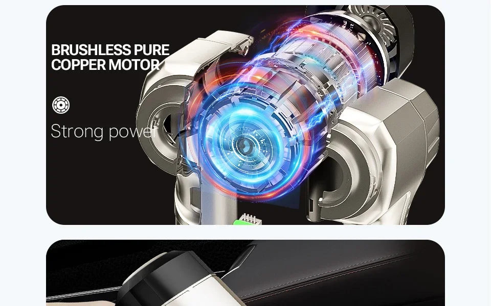 Wireless Car Vacuum - Portable Handheld Cleaner With Strong Suction & HEPA Filter - ZOOMNSTORE