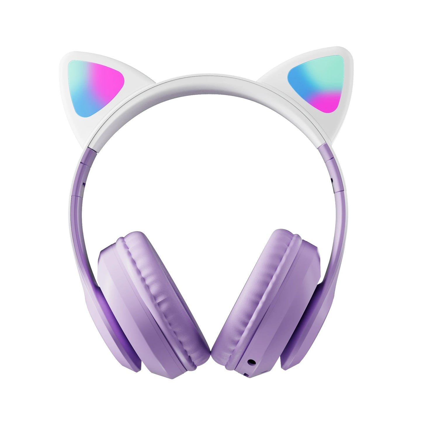 Wireless Cat Ear Headphones – Kids Gaming Headset With Microphone & RGB Lights - ZOOMNSTORE