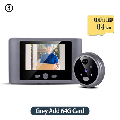 Wireless Door Viewer - Smart Doorbell Camera with 2.8in LCD Screen & PIR Motion Sensor - ZOOMNSTORE