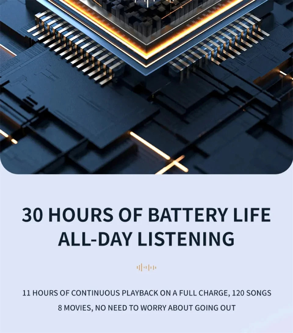 Wireless Ear Buds | Waterproof Bluetooth 5.3 Earhook Earphones for Running - ZOOMNSTORE