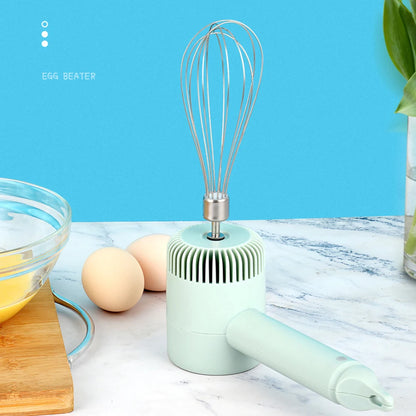 Wireless Electric Food Mixer - Portable Hand Blender USB Rechargeable, 3 Speed Egg Beater - ZOOMNSTORE