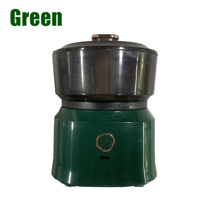 Mini Wireless Electric Garlic Press  Food Shredder - USB Rechargeable Kitchen Grinder - ZOOMNSTORE