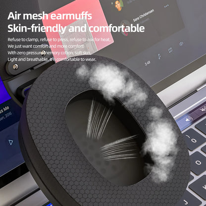 SmailWolf L80 Bluetooth Headphones - Lightweight Wireless Gaming Headset with Bass - ZOOMNSTORE